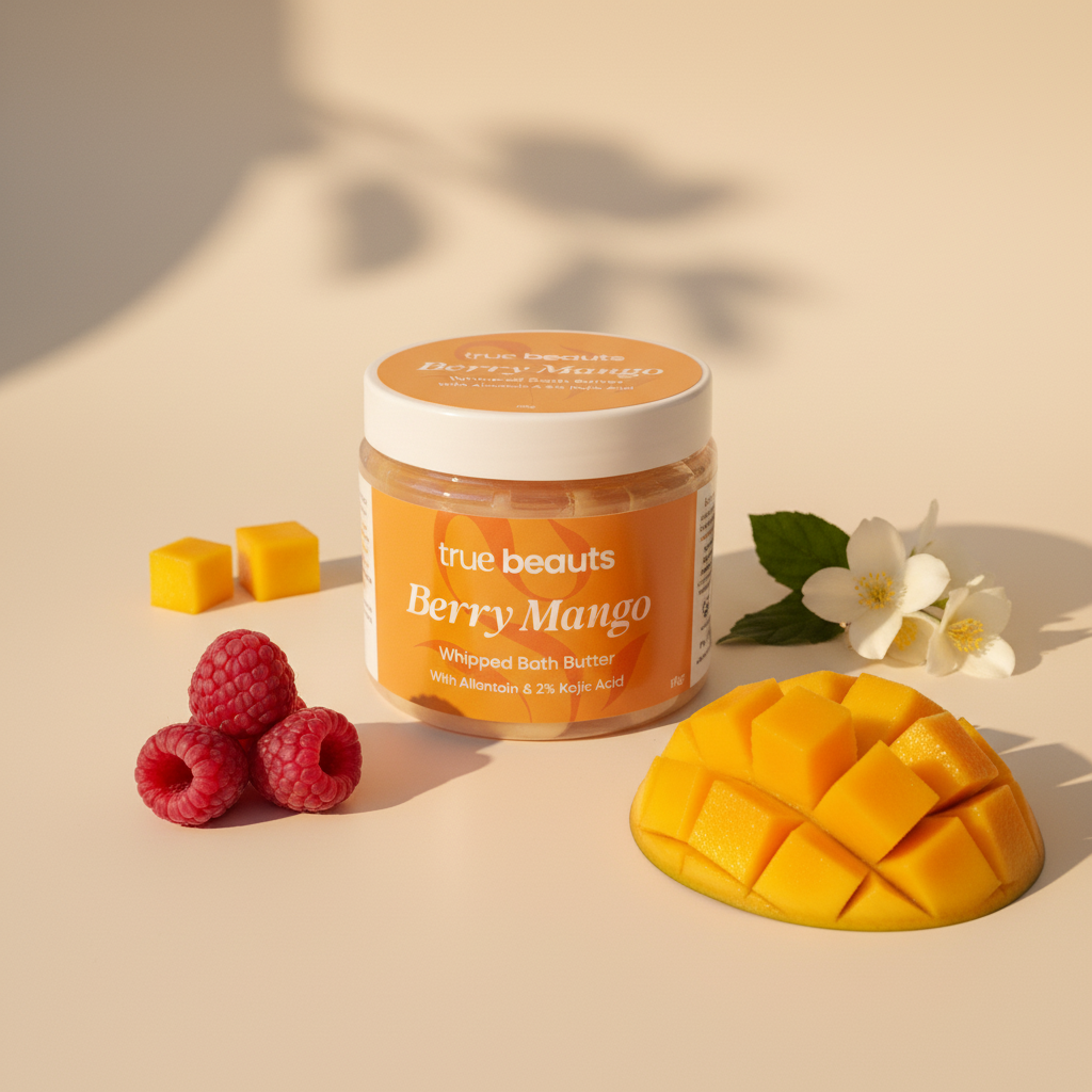 Berry Mango Whipped Soap – Brightening Bath Butter 100g | True Beauts