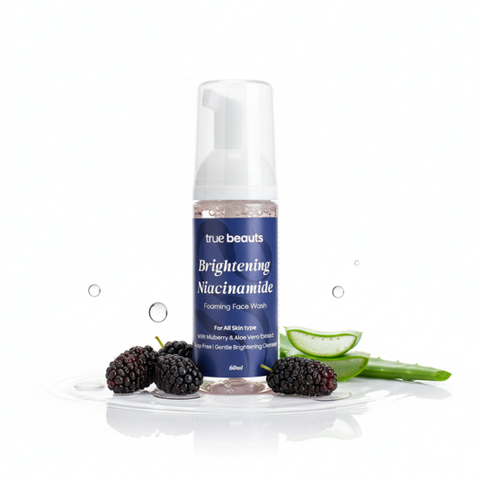 Niacinamide Foaming Face Wash – Brightening Cleanser 60ml | True Beauts