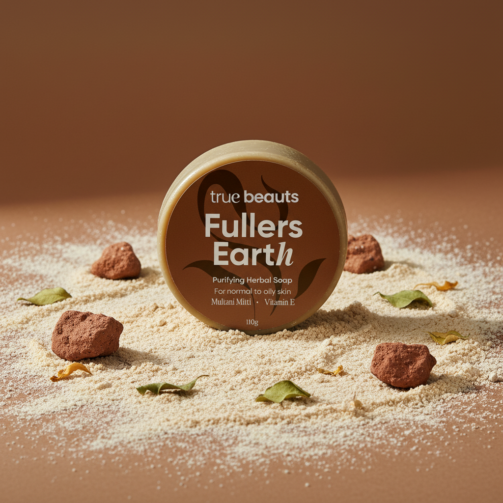 Fuller’s Earth Soap – Oil Control & Glow with Goat Milk 110g | True Beauts