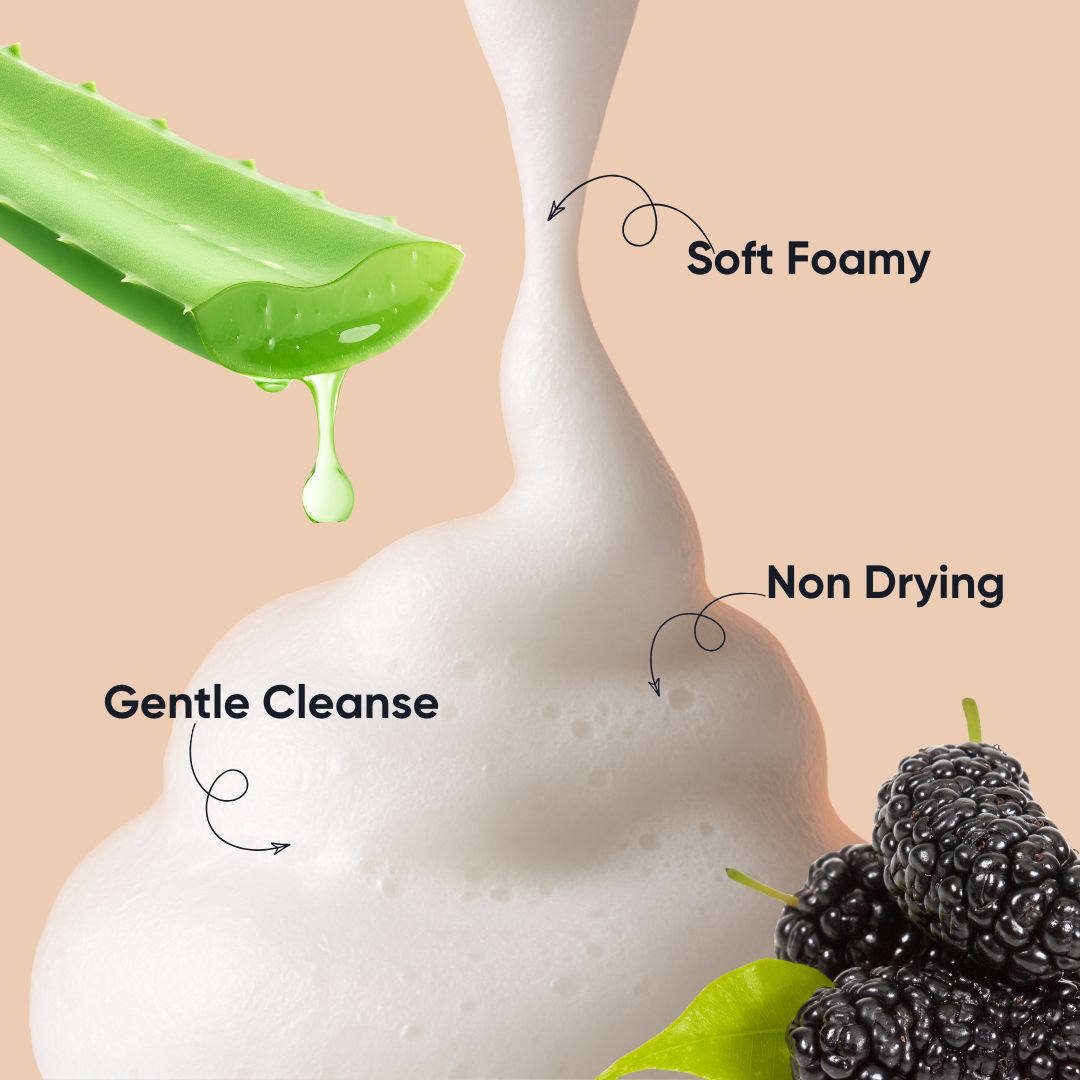 Niacinamide Foaming Face Wash – Brightening Cleanser 60ml | True Beauts