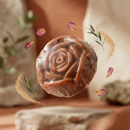 Flora Rose Soap Bar - Luxury Rose Petal Soap with Gucci Flora-Inspired Scent