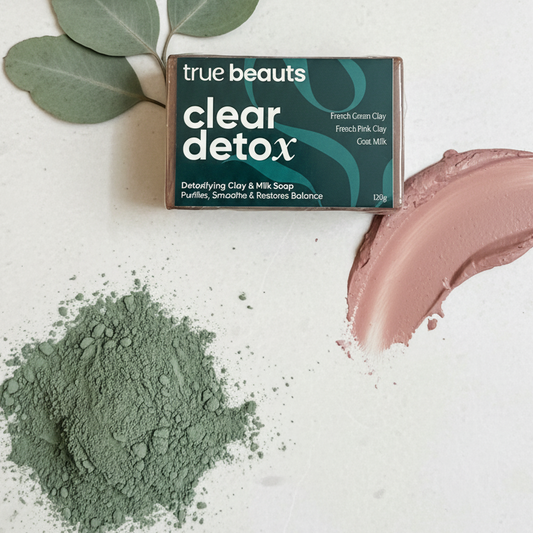 Clear Detox - French Clay & Goat Milk Soap 120g| True Beauts