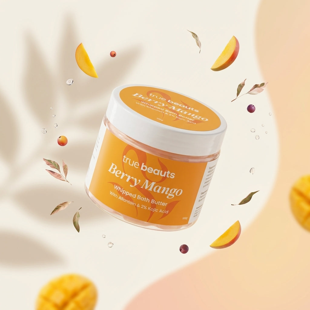 Berry Mango Whipped Soap – Brightening Bath Butter 100g | True Beauts