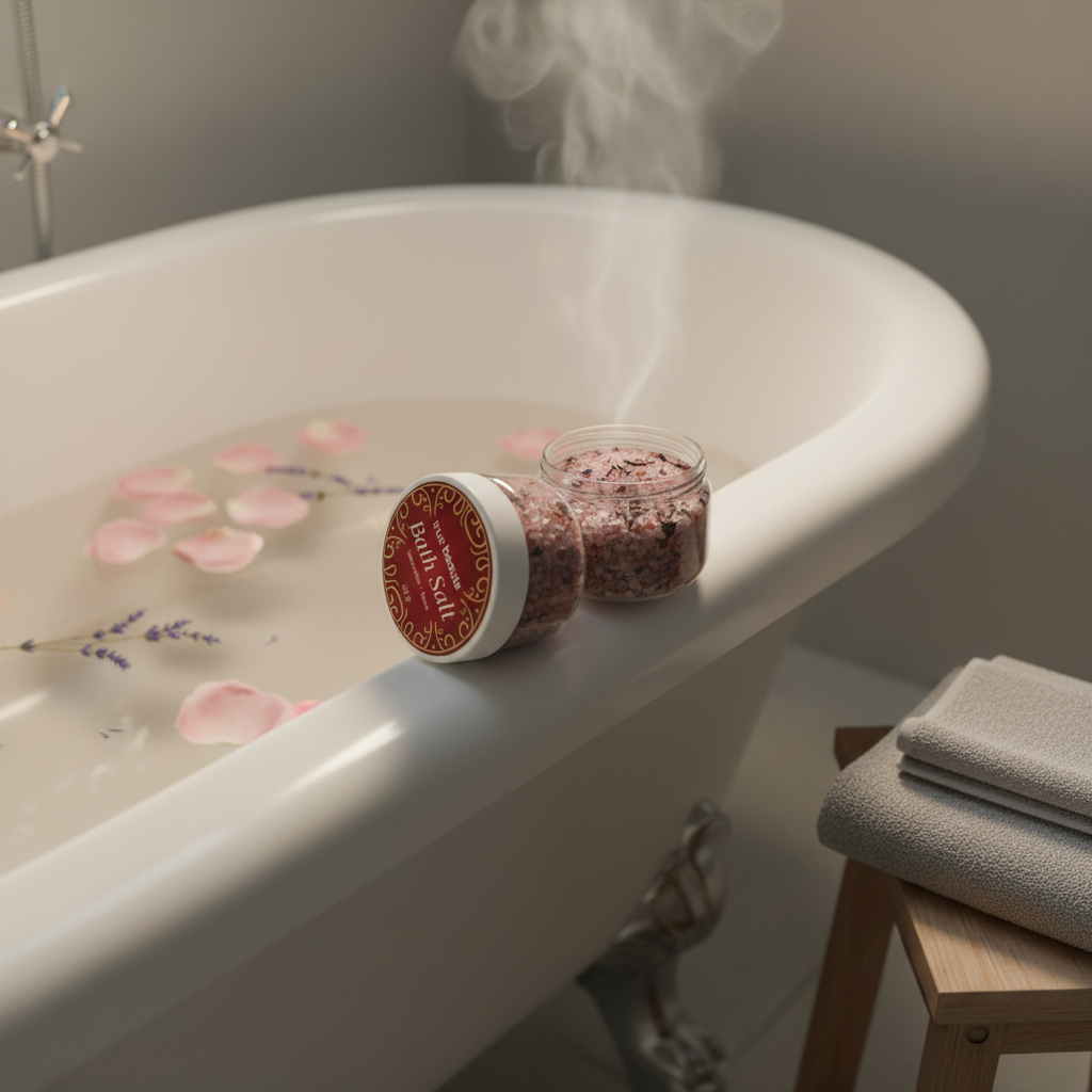 Relaxing Rose & Lavender Bath Salt | Aromatherapy Soak – True Beauts 50g