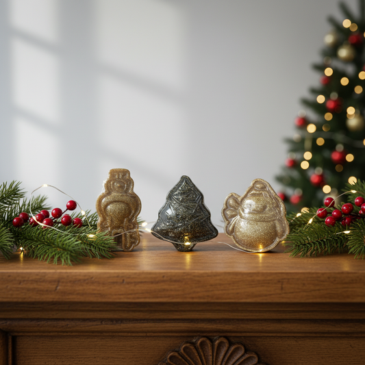 Christmas Theme Clay Soaps collection | Limited Edition Clay Soaps by True Beauts