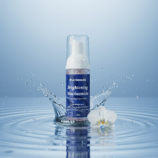 Niacinamide Foaming Face Wash – Brightening Cleanser 60ml | True Beauts