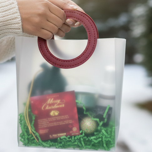 Frosted Hamper Bag – Premium Gift Packaging | True Beauts