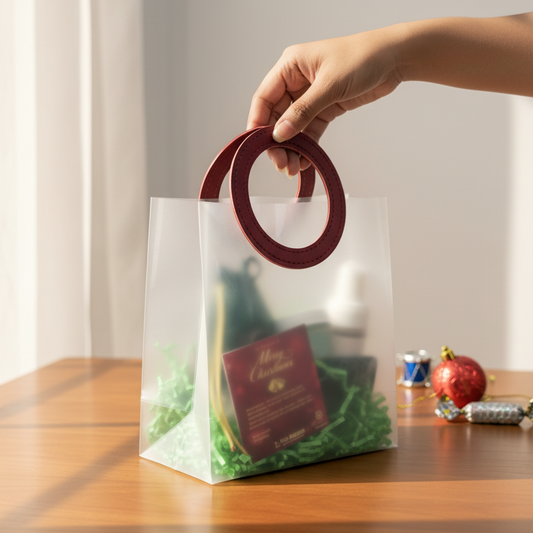 Frosted Hamper Bag – Premium Gift Packaging | True Beauts