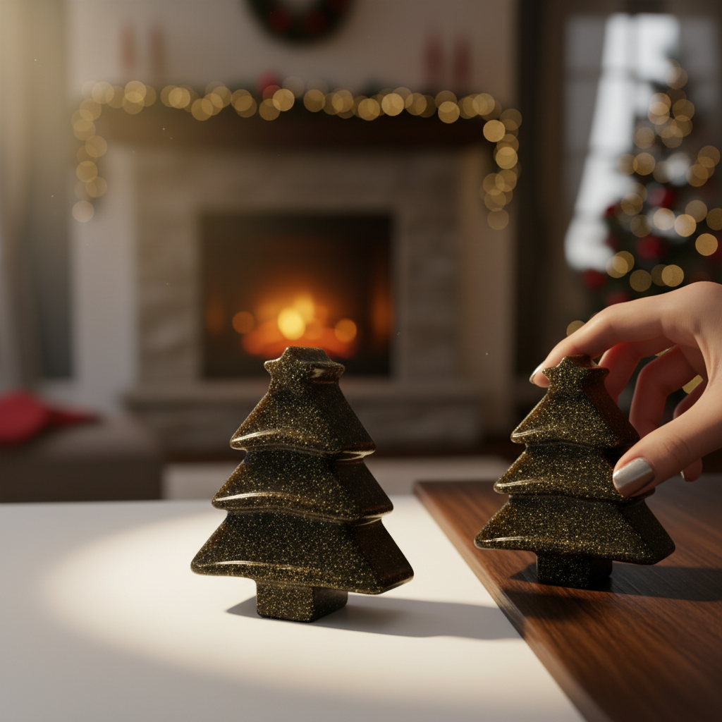 Christmas Tree Moringa Soap | Limited Edition Clay Soaps by True Beauts